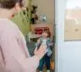 happy little girl waving her hand to her mother at 2026 03 17 05 02 51 utc 90x80